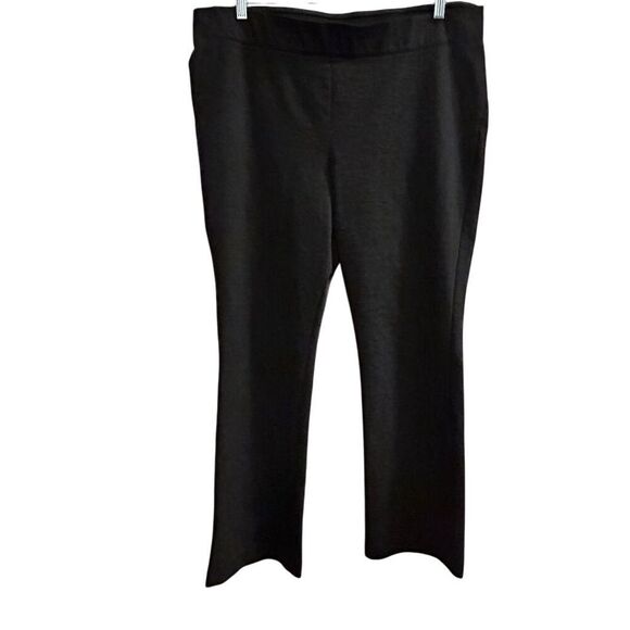 Simply Vera Vera Wang Women's XL Dark Gray Dress Pants Straight Leg - Picture 1 of 12